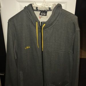Nike skate fleece jacket hoodie sz medium A77 zip